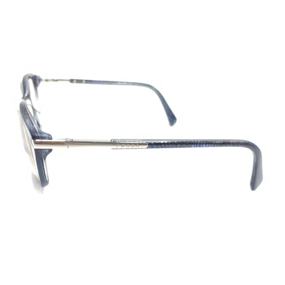 Prada JAX-1O1 Translucent Blue Lace Cat Eye Eyeglasses Frames 52-17 135 Italy - Picture 7 of 12